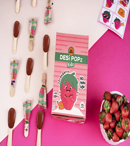 GO DESi Strawberry Candy 50 Pieces 400 gm