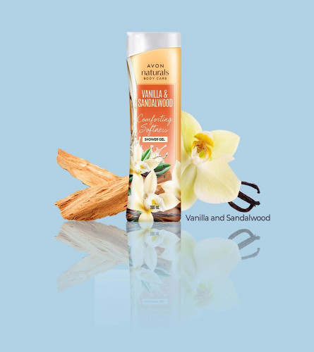 AVON Naturals Vanilla and Sandalwood Shower Gel