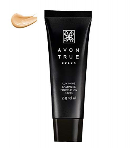 AVON True Colour Ideal Luminous Cashmere Advanced Foundation Cream, SPF 25 (Beige)