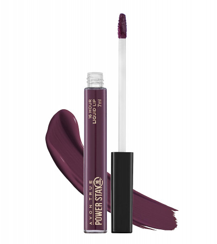 Avon True Powerstay Liquid Lip - Power on Plum | 7 ML (free shipping)