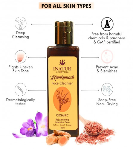 Inatur Kumkumadi Face Wash | Skin Brightening