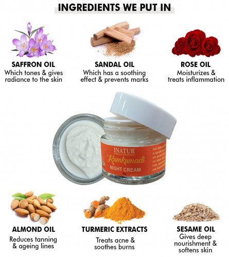 Inatur Kumkumadi Night Cream