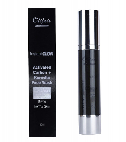 Olifair Activated Carbon + Kerovita Gel Refreshing Face Wash 50 ml