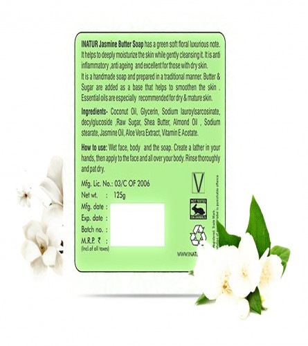 Inatur Jasmine Butter Bathing Soap