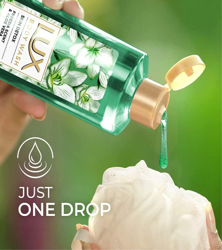 LUX Shower Gel Freesia Scent & Aloe Vera Body Wash 245 ml (Pack of 2)