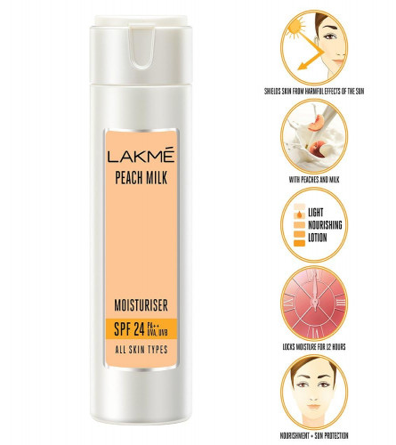 LAKMÉ Peach Milk Moisturizer SPF 24 PA Sunscreen Lotion
