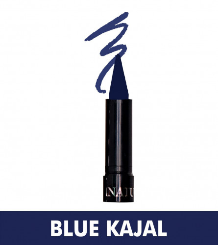 Inatur Kajal (Blue) | Intense Kajal | Long- Lasting| Smudge-Proof And Fade Proof
