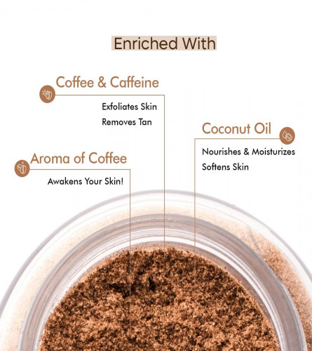 mCaffeine Exfoliating Coffee Body Scrub 100 gm