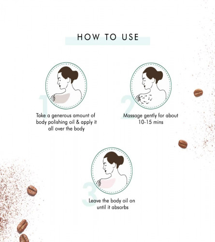 mCaffeine Coffee Body Oil 100 ml (Pack of 2)