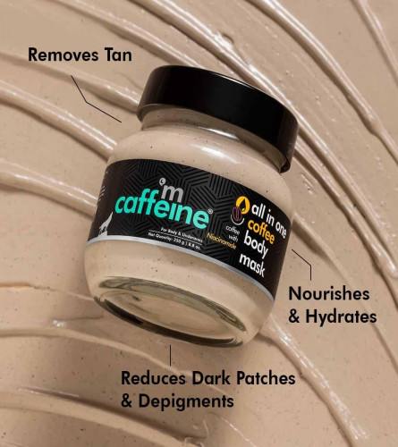 mCaffeine Coffee Body Mask with Niacinamide 250 gm