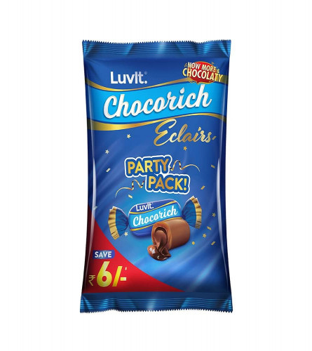 LuvIt Chocorich Classic Eclairs Chocolate 78 Pcs ( 390g )
