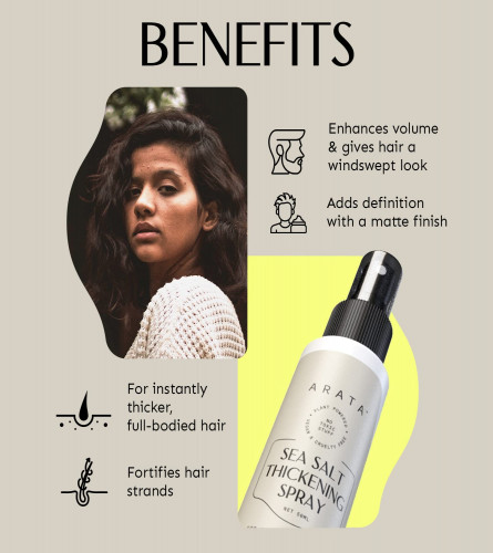 Arata Sea Salt Thickening Hair Spray