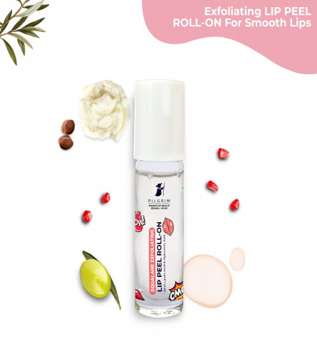 Pilgrim Squalane Lip Peel Roll-on with lactic acid & hyaluronic acid