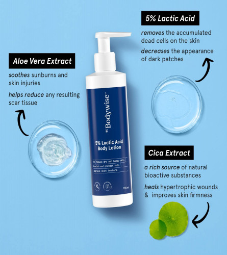Bodywise 5% Lactic Acid Body Lotion for Women 200 ml