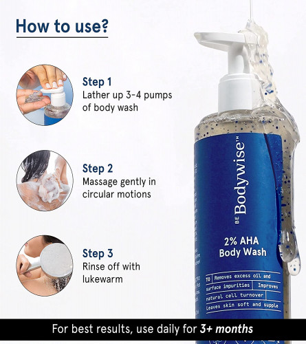 Be Bodywise 2% AHA Body Wash 250 ml