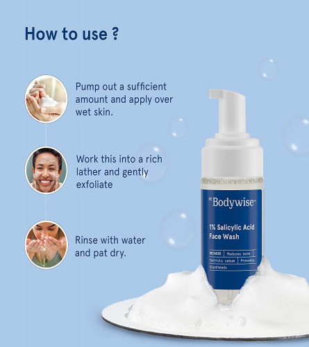 BeBodywise 1% Salicylic Acid Oil Control Face Wash 120 ml