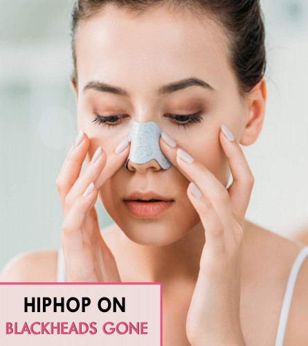 HipHop Skincare Charcoal Nose Strips for Women-Blackhead Remover (9 Strips)