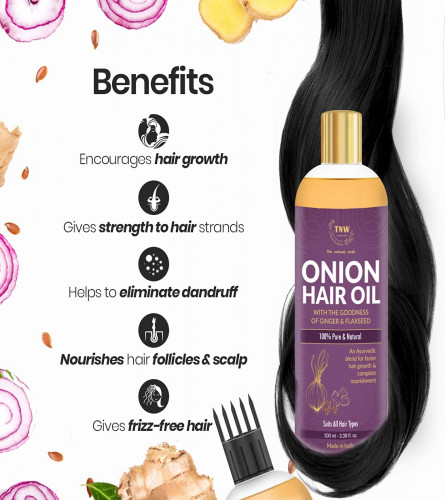 TNW Onion Hair Oil for Strong & Healthy Hair
