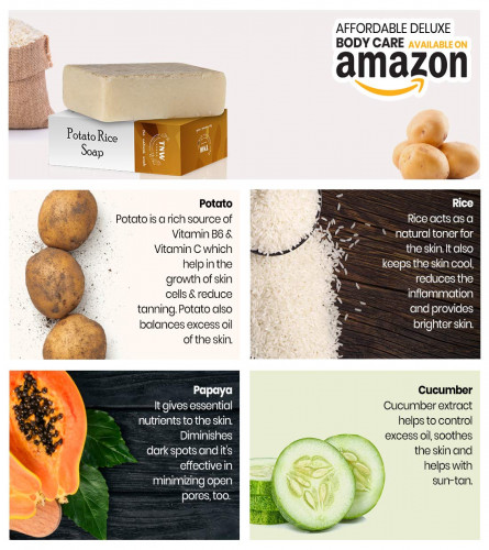 TNW Handmade Potato Rice Soap
