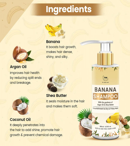 TNW Banana shampoo| For All Hair Types