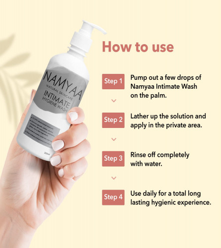 Namyaa Natural Intimate Wash With Tea Tree Oil 300 ml