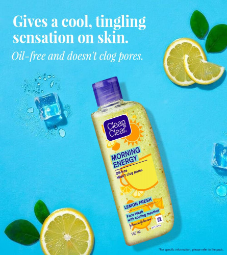 Clean & Clear Morning Energy Lemon Fresh 100 ml (Pack of 2)