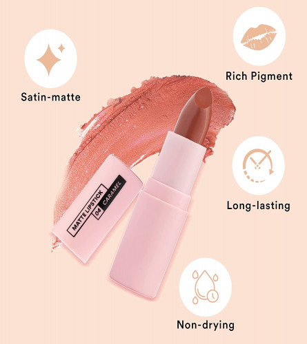 SUGAR POP Matte Lipstick 04 Caramel for Women 4.2 g (Pack of 2)