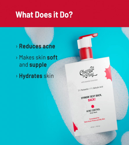 Chemist At Play 1% Salicylic Acid Acne Control Body Wash