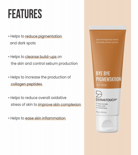 DERMATOUCH Bye Bye Pigmentation Face Wash