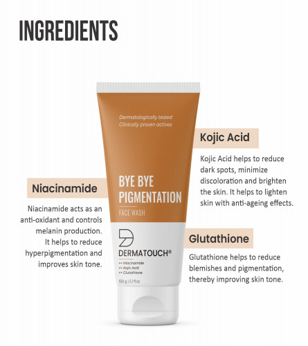 DERMATOUCH Bye Bye Pigmentation Face Wash 150 gm