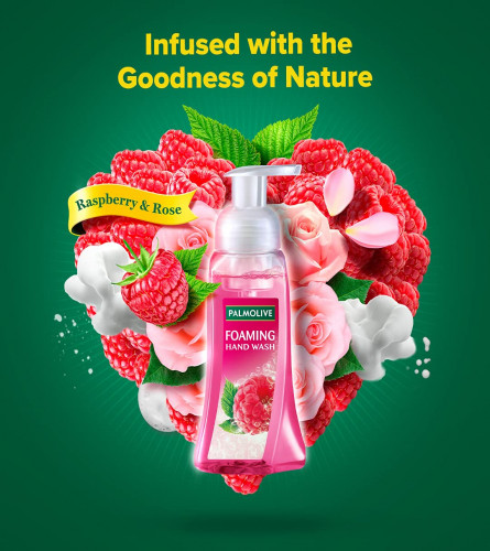 Palmolive Hydrating Foaming Raspberry Liquid Hand Wash