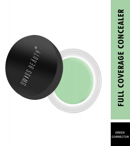 SWISS BEAUTY Fill coverage Cream Concealer (Green Corrector)