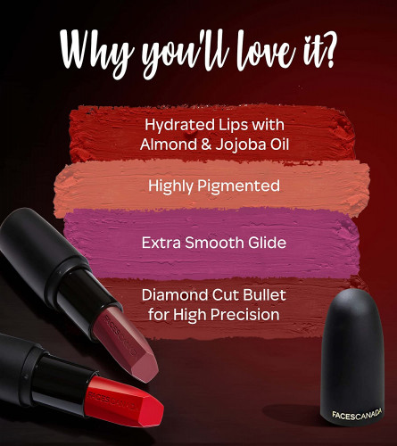 FACES CANADA Weightless Matte Lipstick - Maroon Love 06 (Maroon)