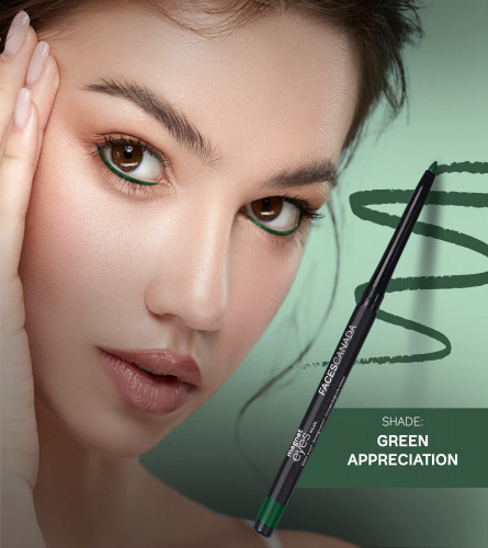 FACES CANADA Magneteyes Color Kajal - Green Appreciation 02