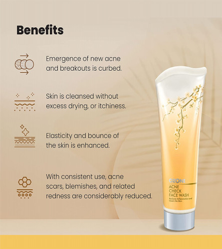 Ozone Acne Check Face Wash for Acne-Prone & Oily Skin