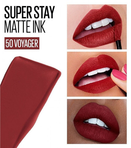 Maybelline New York Liquid Matte Lipstick 50 Voyager (5ml)