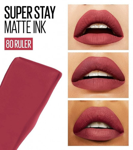 Maybelline New York Liquid Matte Lipstick 80 Ruler (5ml)