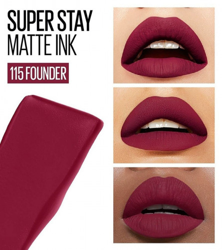 Maybelline New York Liquid Matte Lipstick 115 Founder (5ml)