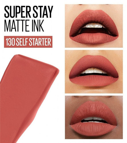 Maybelline New York Liquid Matte Lipstick 130 Self Starter (5 ml )