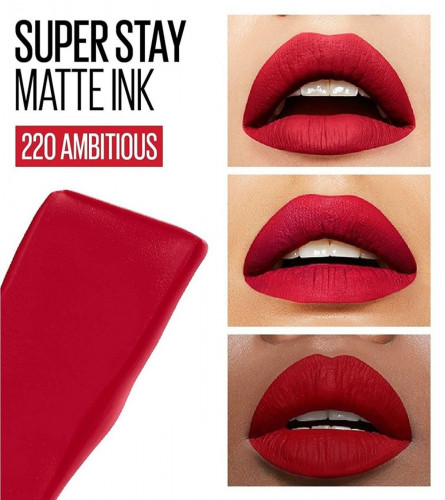 Maybelline New York Liquid Matte Lipstick 220 Ambitious (5 ml )