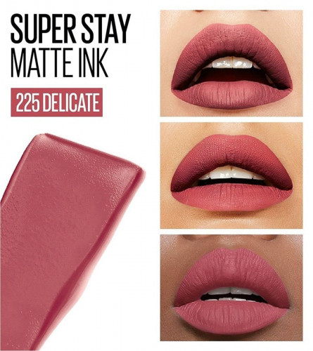 Maybelline New York Liquid Matte Lipstick 225 Delicate (5 ml )