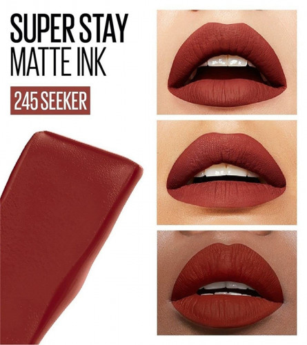Maybelline New York Liquid Matte Lipstick 245 Seeker (5ml)