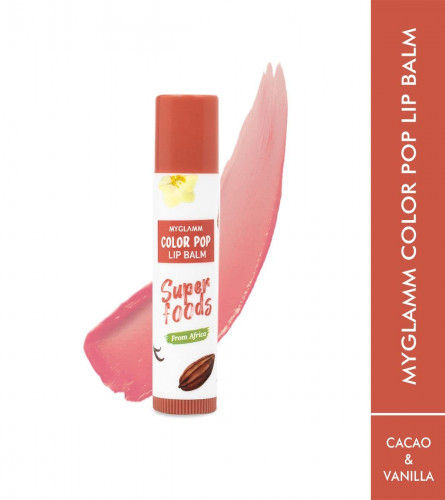 MyGlamm Superfood Color Pop Lip Balm-Cacao & Vanilla