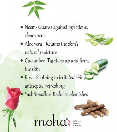 Moha Herbal Face Wash 200 ml ( Pack of 2)