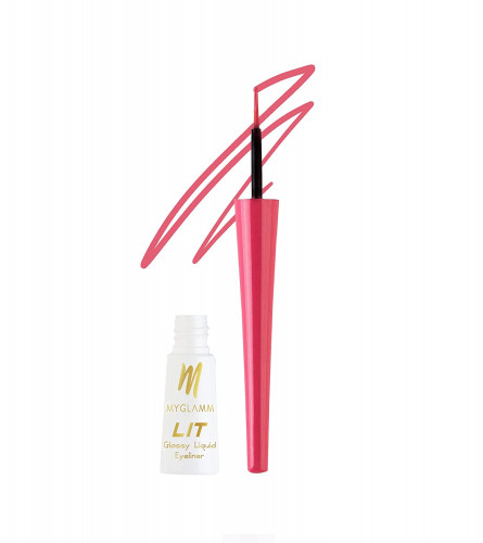 MyGlamm LIT Glossy Liquid Eyeliner-Pink Rave