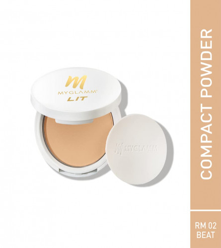 Myglamm LIT Radiant Matte Compact-Beat