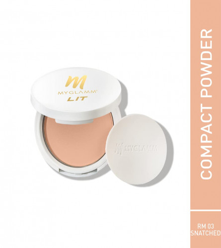 MyGlamm LIT Radiant Matte Compact-Snatched