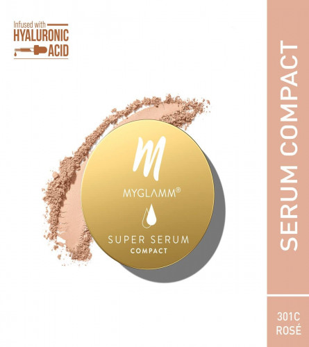 MyGlamm Super Serum Compact -301C Rosé