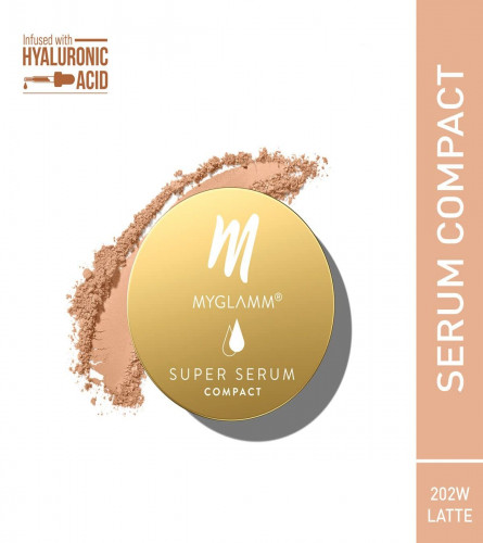 MyGlamm Super Serum Compact - 202W Latte