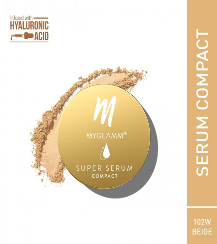 MyGlamm Super Serum Compact - 102W Beige
